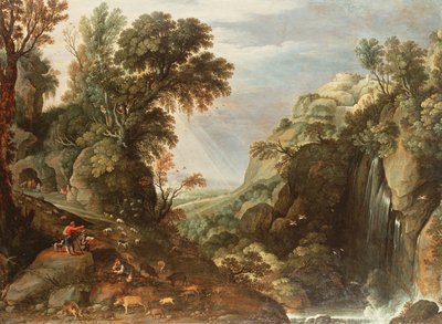 Classical Landscape by Salomon van Ruisdael or Ruysdael